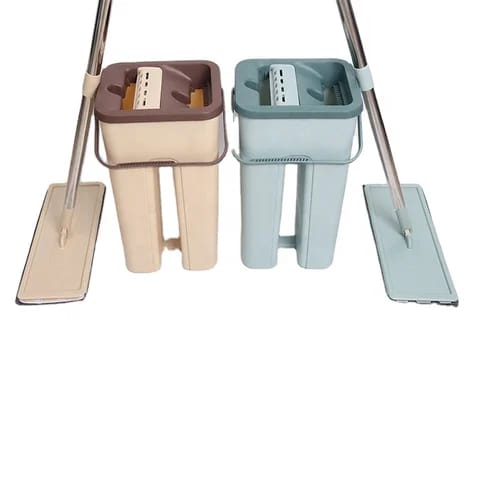 Home Cleaning System Squeeze Flat Floor Mop