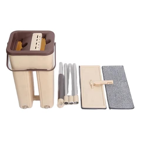 Home Cleaning System Squeeze Flat Floor Mop